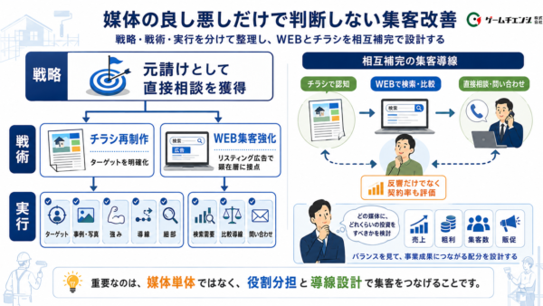 デジタルとアナログ両面の集客改善