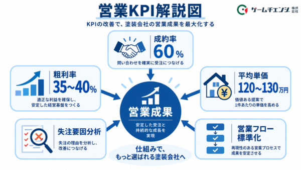 営業KPI解説図