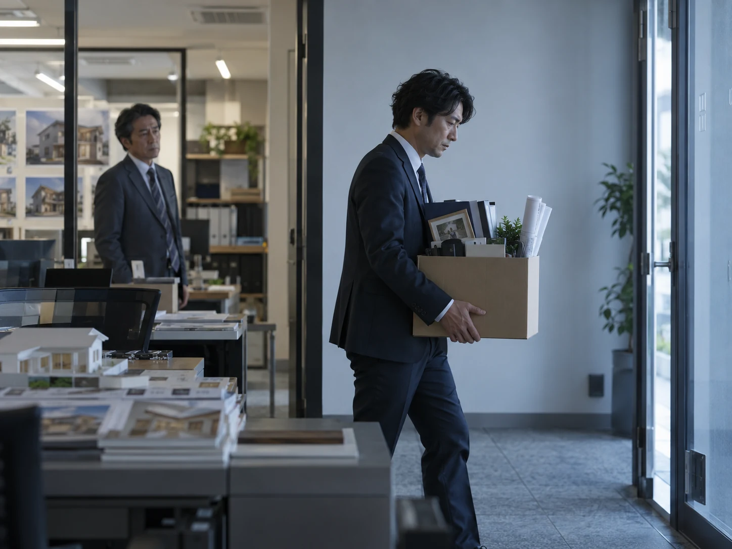 営業担当者の退職イメージ