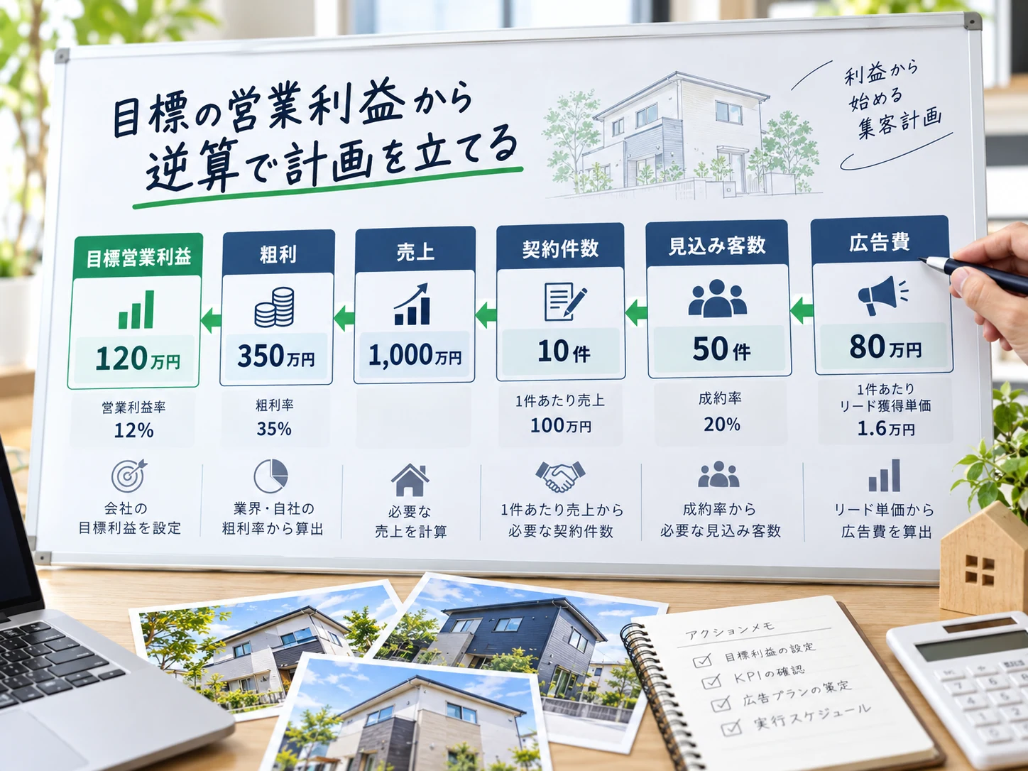 目標利益からの逆算