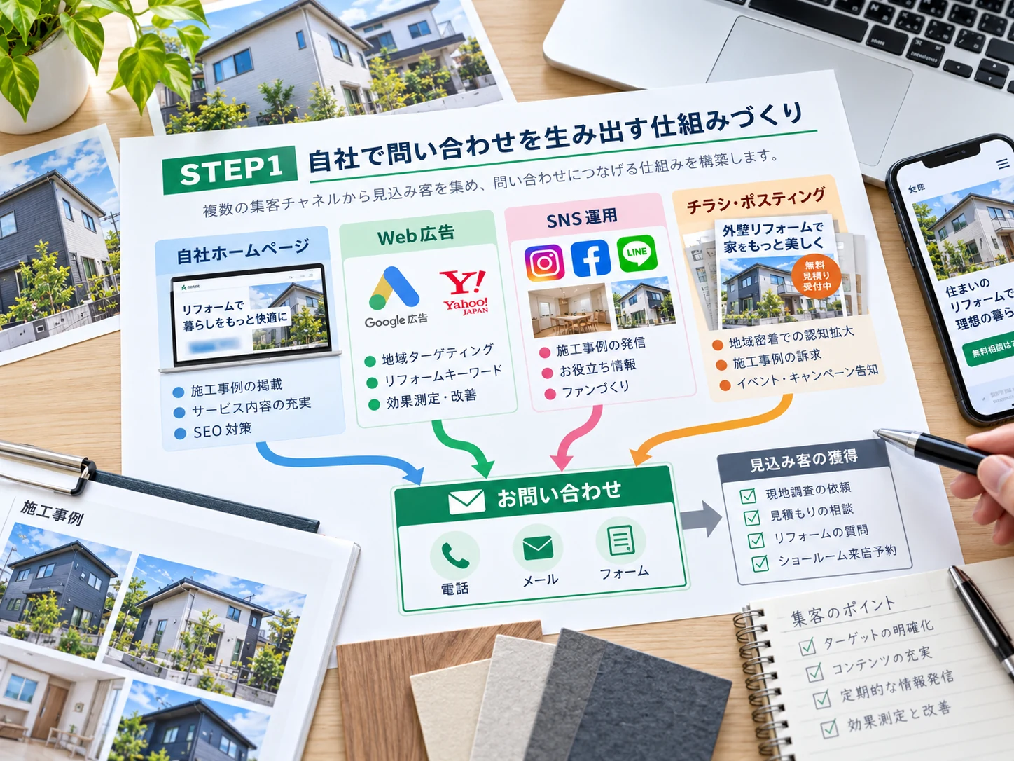 自社反響の仕組み