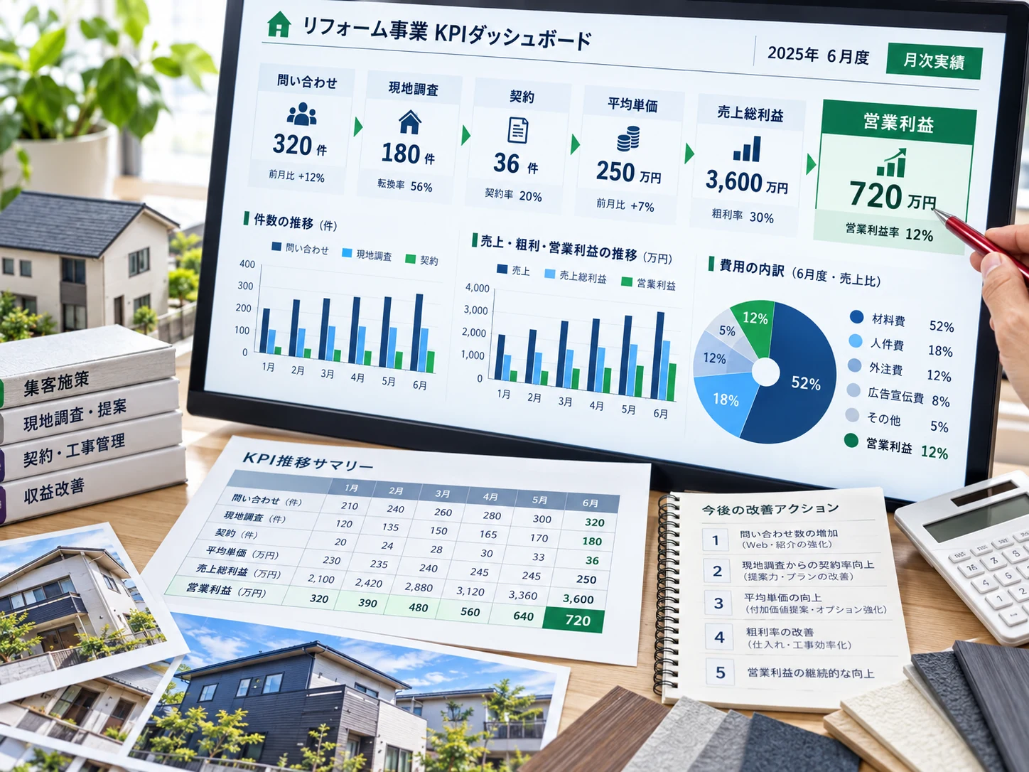 営業利益の継続改善